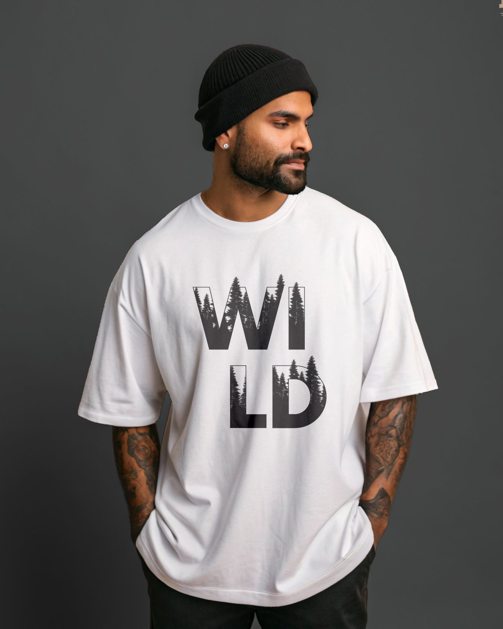 Rooted in the WILD Forest Oversized T-Shirt