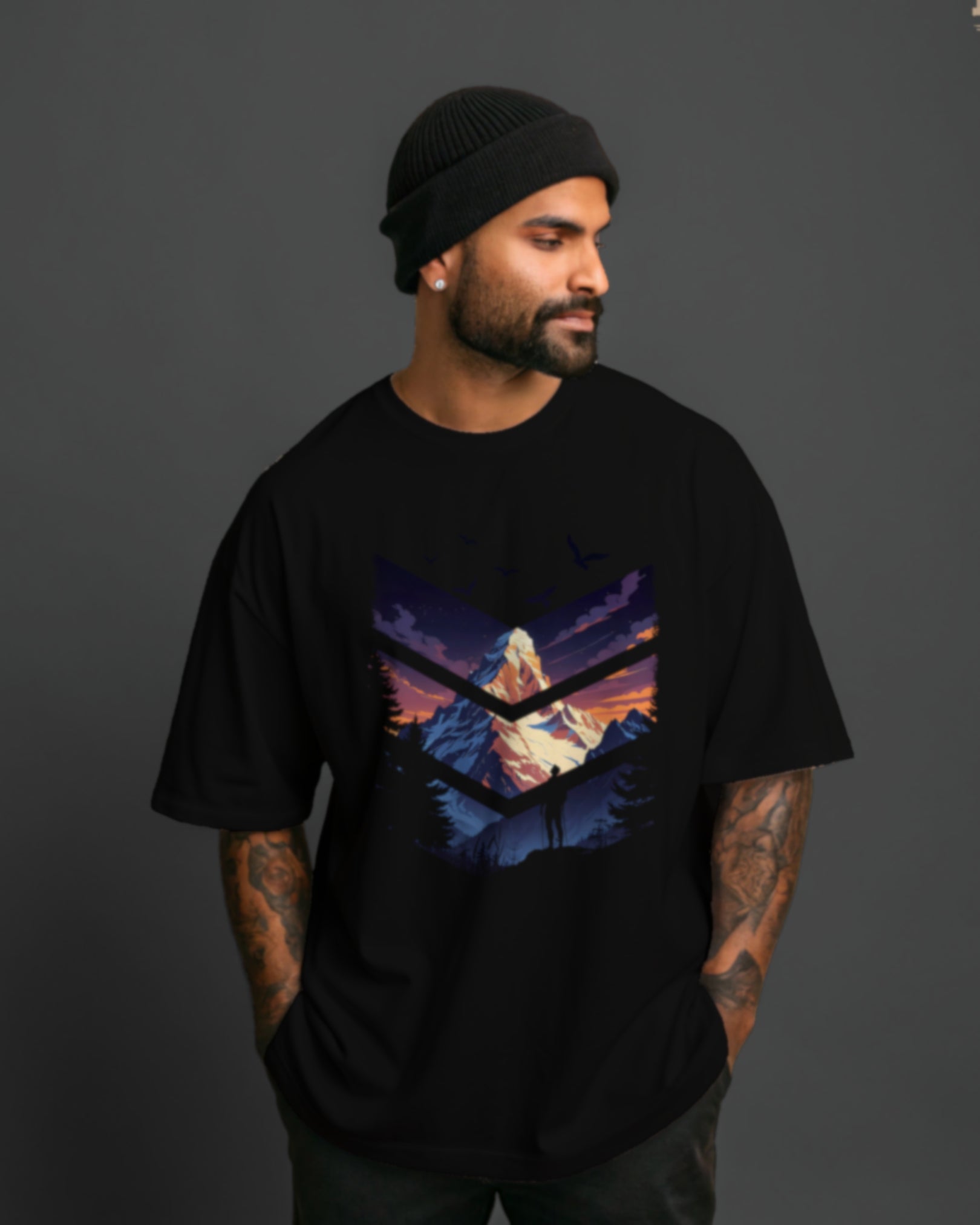 Mountain Majesty Explorer Oversized T-Shirt