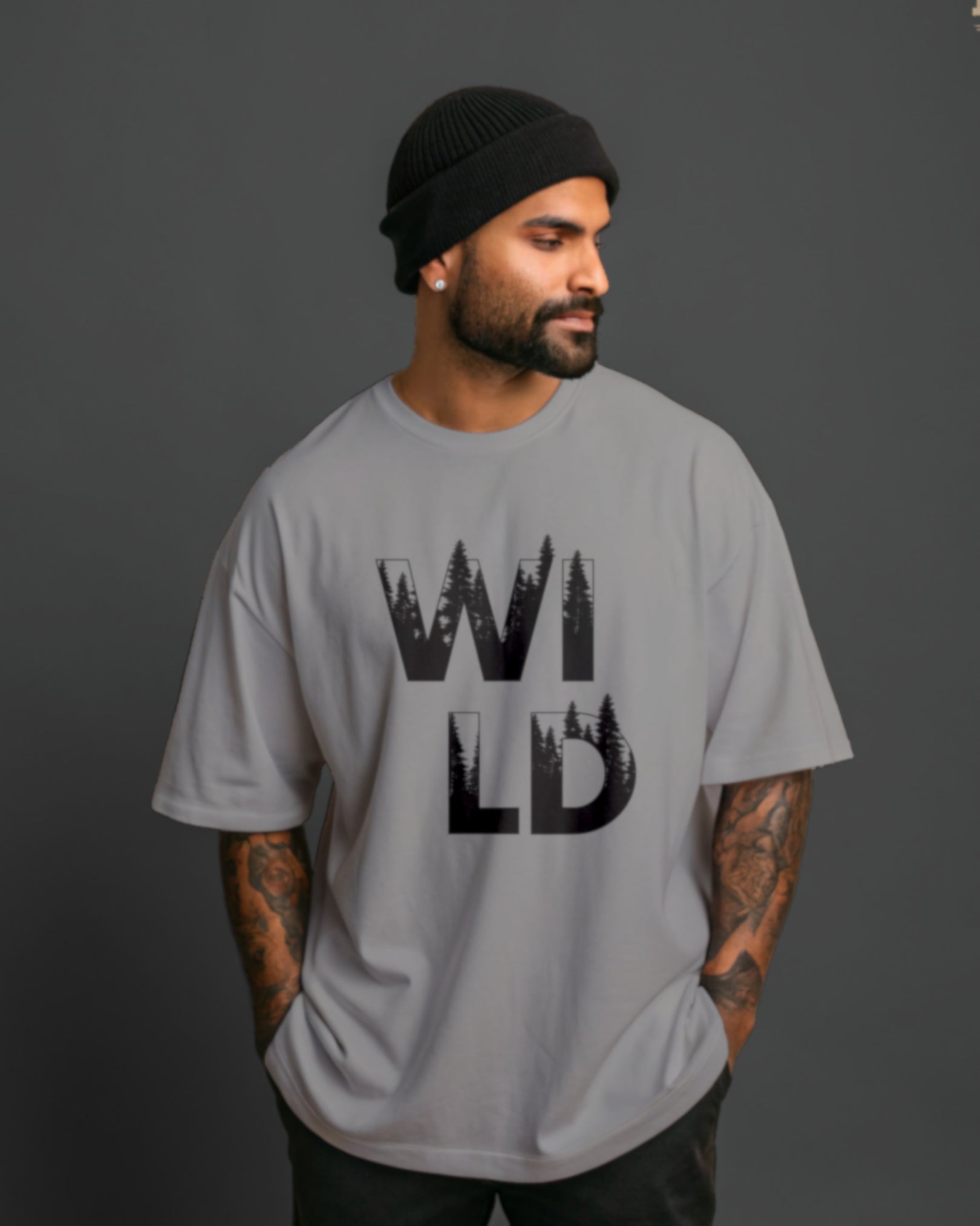 Rooted in the WILD Forest Oversized T-Shirt