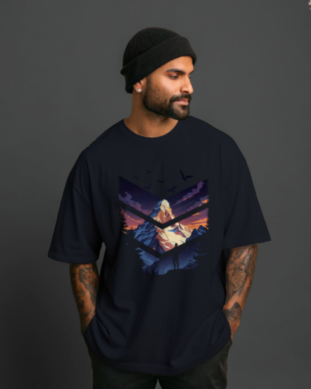 Mountain Majesty Explorer Oversized T-Shirt