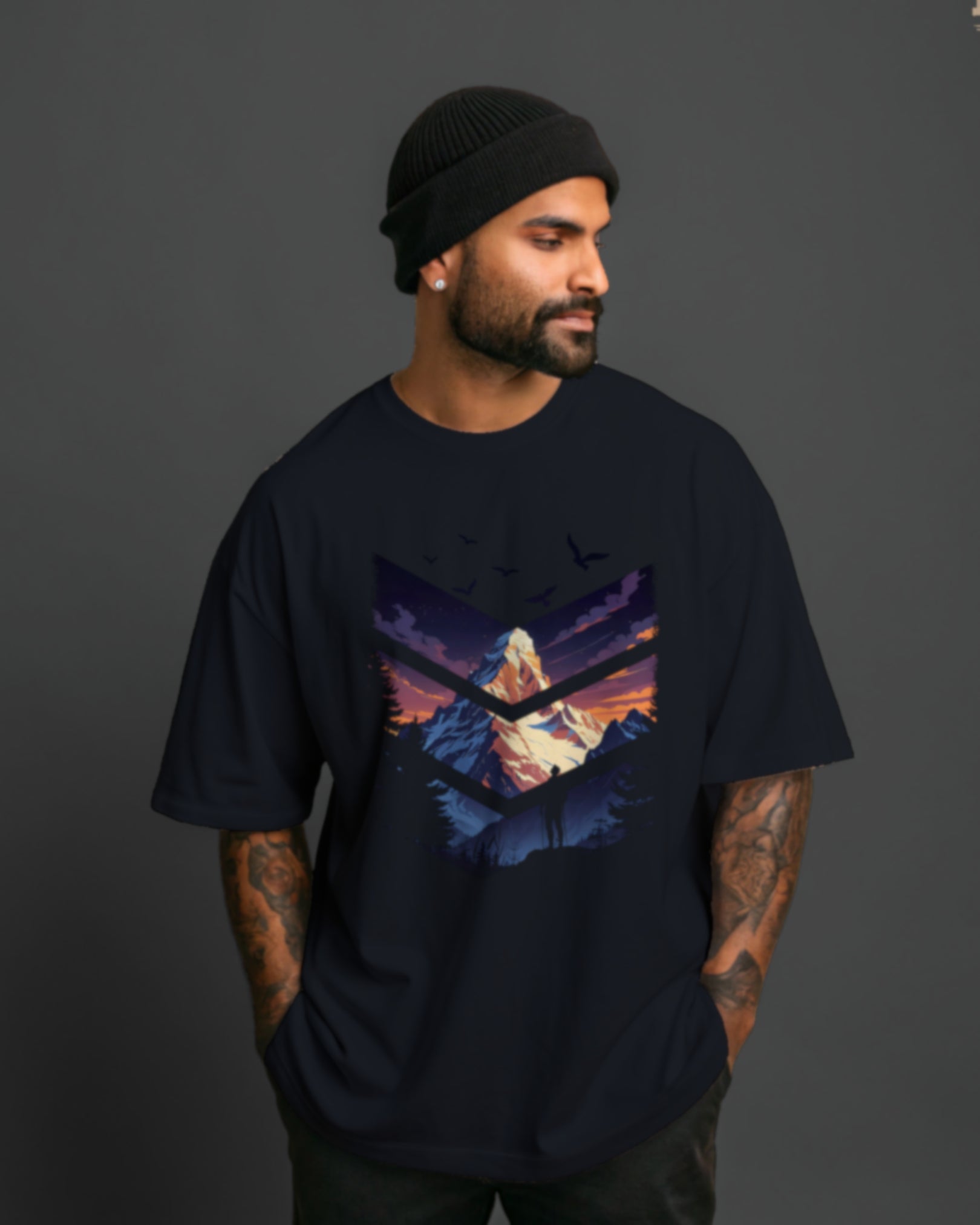 Mountain Majesty Explorer Oversized T-Shirt
