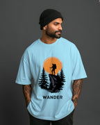 Sunset Climb Hiking Oversized T-Shirt