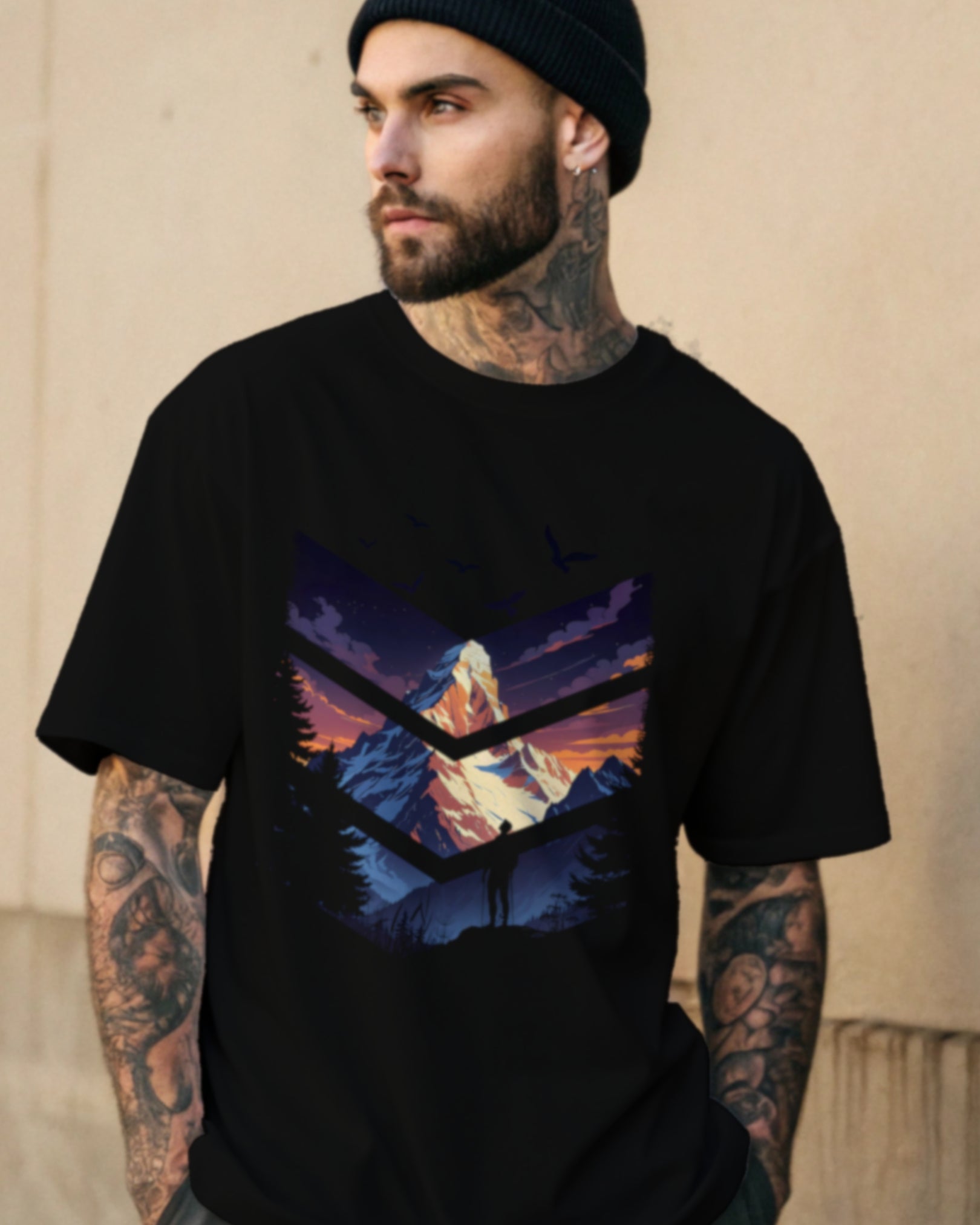 Mountain Majesty Explorer Oversized T-Shirt