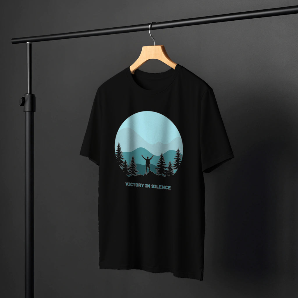 Victory in Silence Minimal Oversized T-Shirt