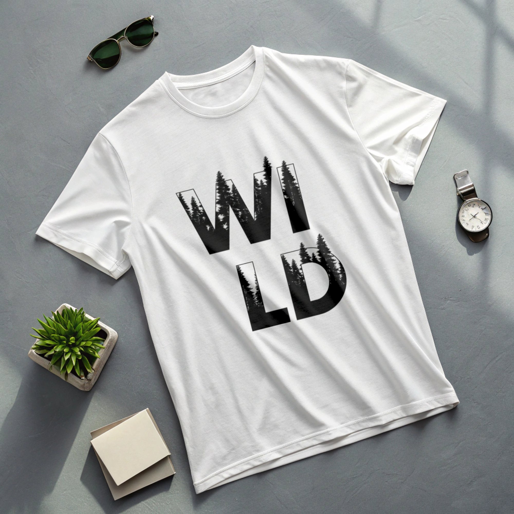Rooted in the WILD Forest Oversized T-Shirt