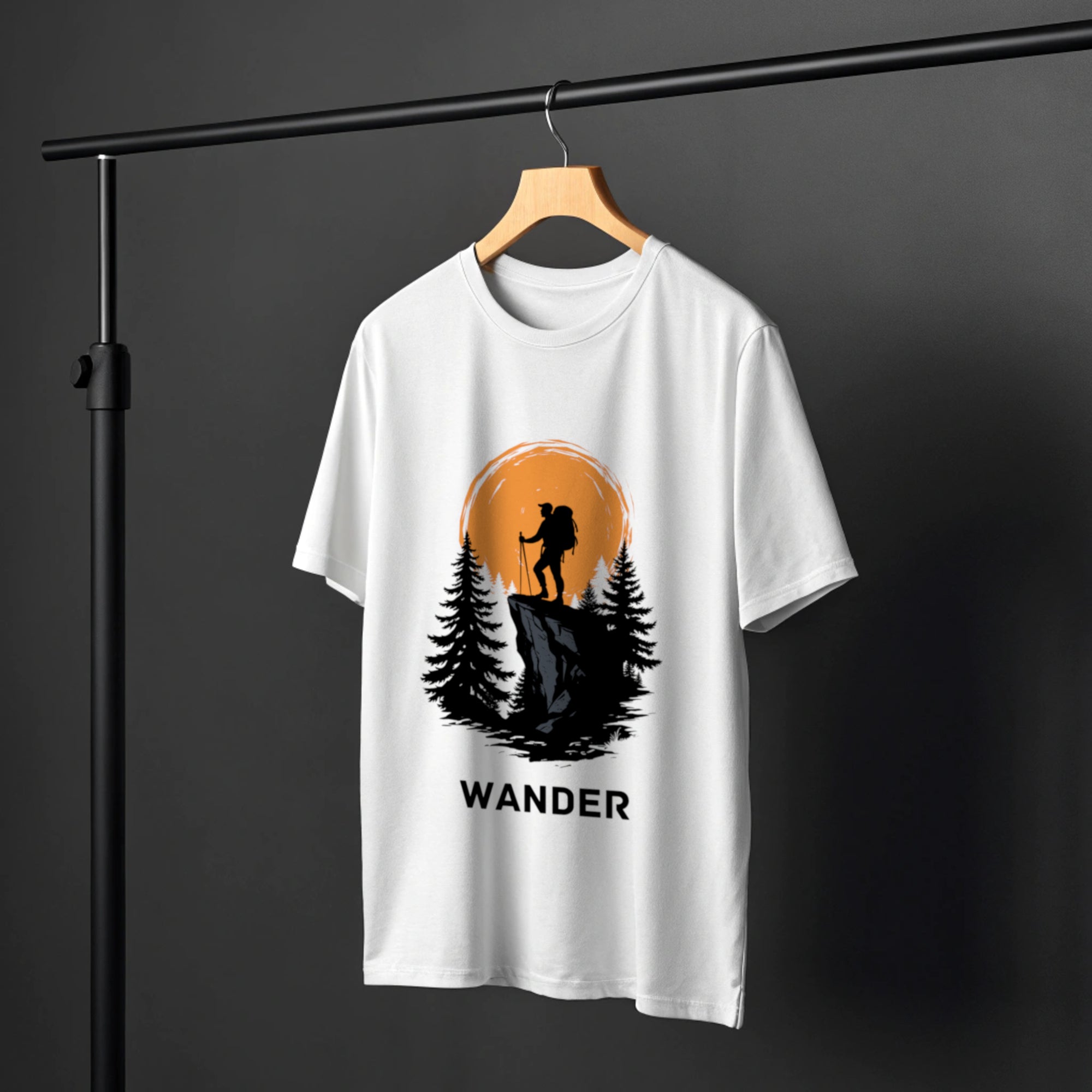 Sunset Climb Hiking Oversized T-Shirt