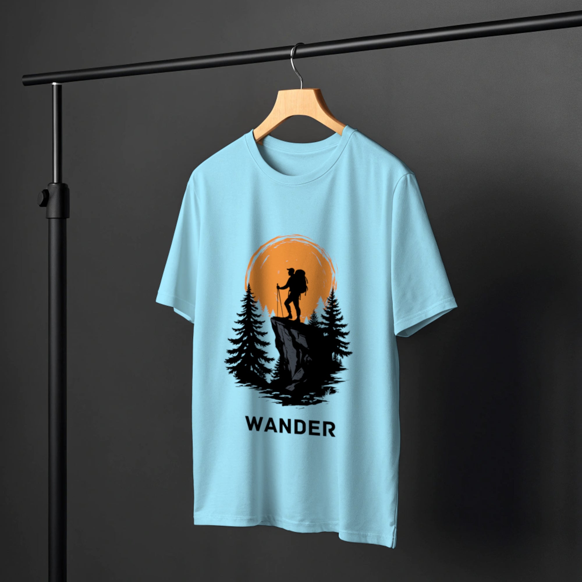 Sunset Climb Hiking Oversized T-Shirt