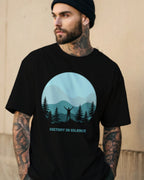 Victory in Silence Minimal Oversized T-Shirt
