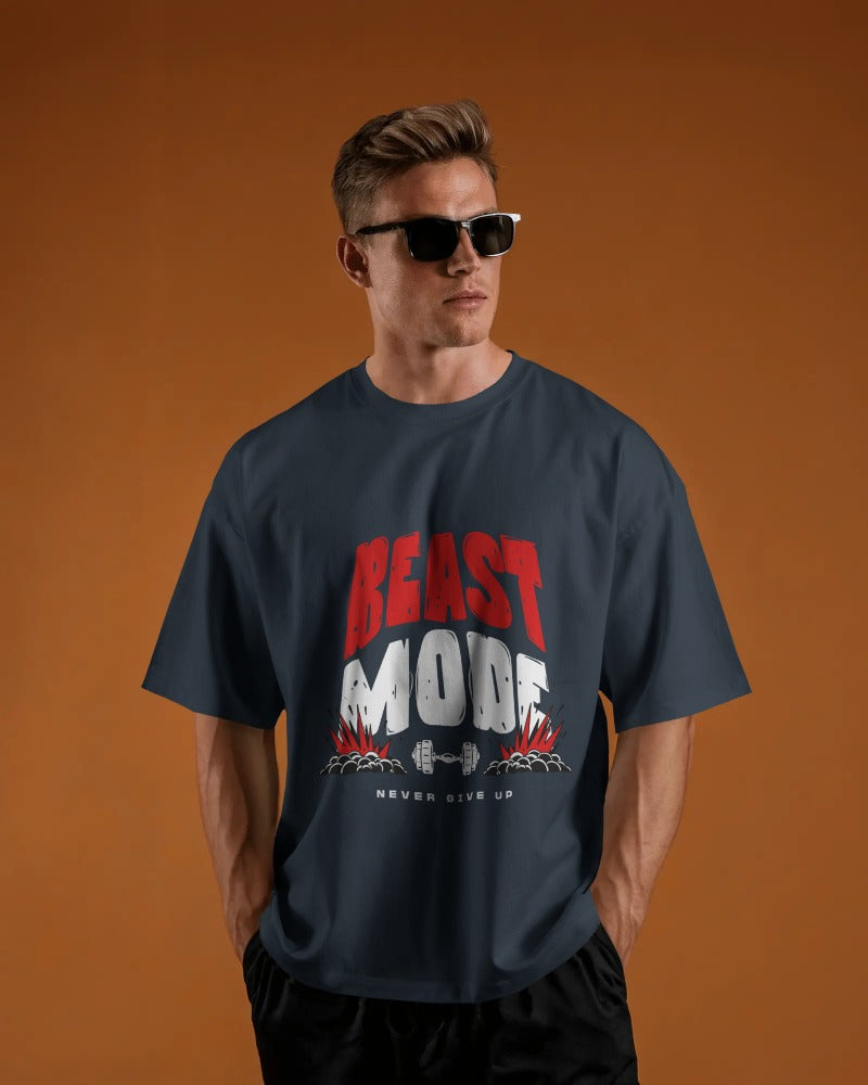 BEAST MODE MOTIVATIONAL GYM T-SHIRT