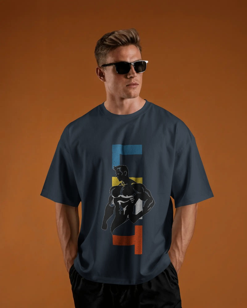 LIFT GYM LIFTING MOTIVATIONAL OVERSIZED T-SHIRT