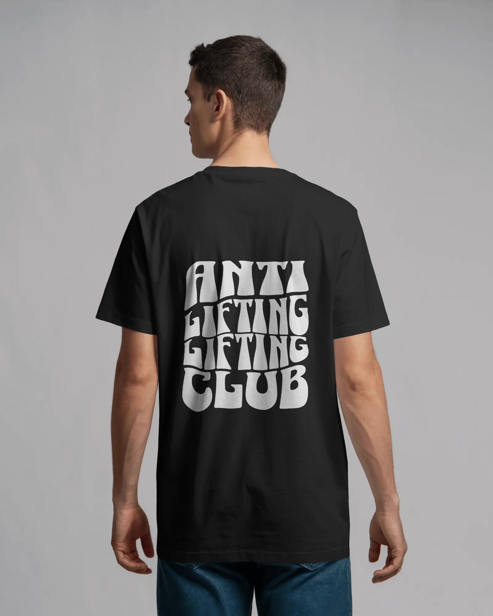 ANTI LIFTING LIFTING CLUB GYM OVERSIZED  T-SHIRT