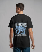 NO EXCUSES MOTIVATIONAL GYM OVERSIZED T-SHIRT