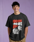 ONE MORE REP MOTIVATIONAL GYM OVERSIZED T-SHIRT