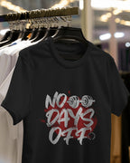 NO DAYS OFF GYM BARBELL OVERSIZED T-SHIRT