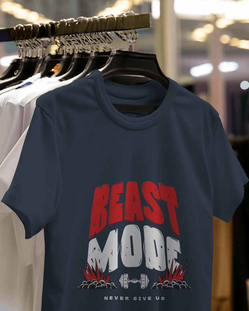 BEAST MODE MOTIVATIONAL GYM T-SHIRT